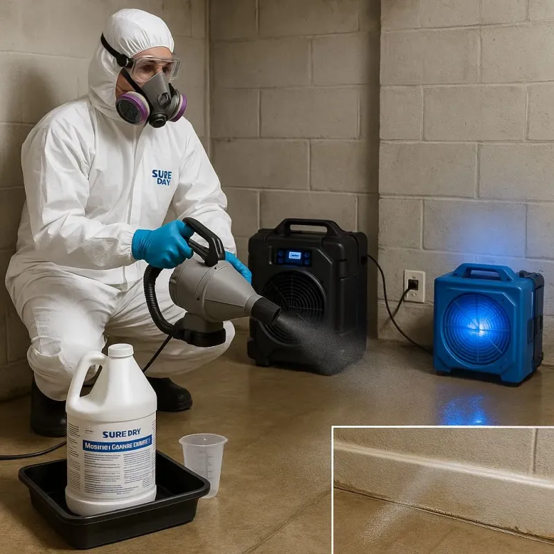 Sanitization and Odor Removal process in Spindale, NC